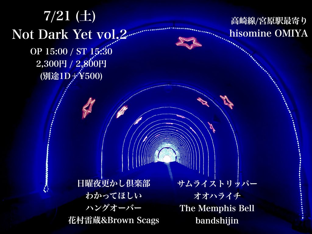 Not Dark Yet  vol.2
